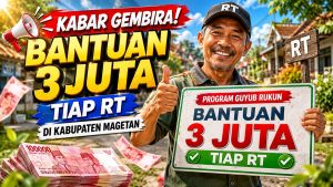 Bantuan 3 Juta Tiap RT di Kabupaten Magetan