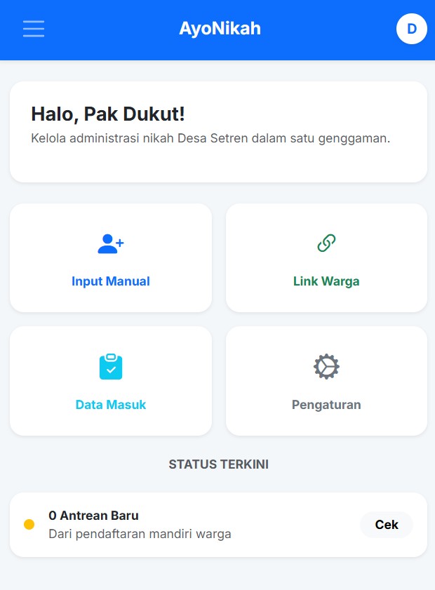 Aplikasi Pencatatan Nikah